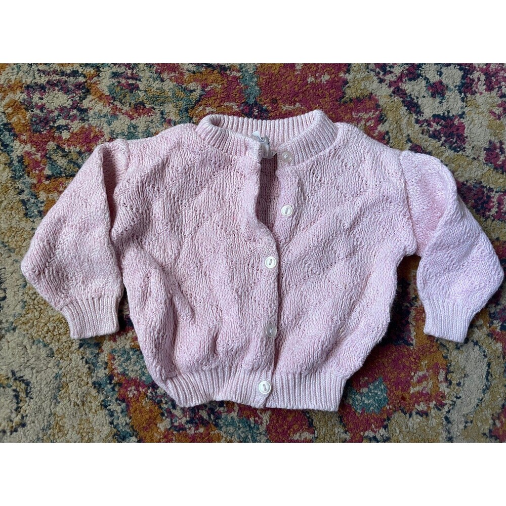 Vintage baby pink Cardigan